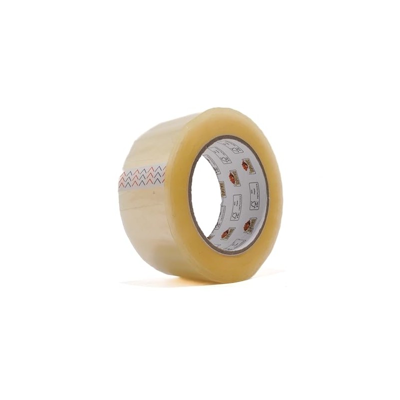 TAPEBEAR - Cinta Adhesiva Transparente para Empaque, 6 Rollos de