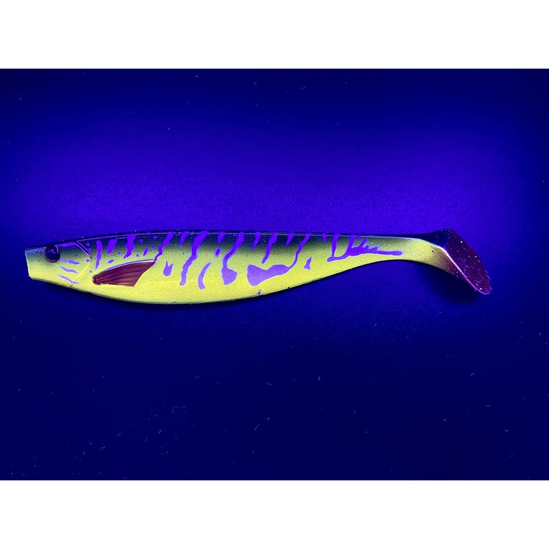 PetrisCatch Set of 4 Perch Rubber Fish + 4 Steel