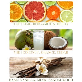 Kailuna Co. Coconut Lime Verbena Natural Hair & Body Mist Spray, Pure Essential and Fragrance Oils, Alcohol-Free, Handmade in California, 0.5Fl Oz