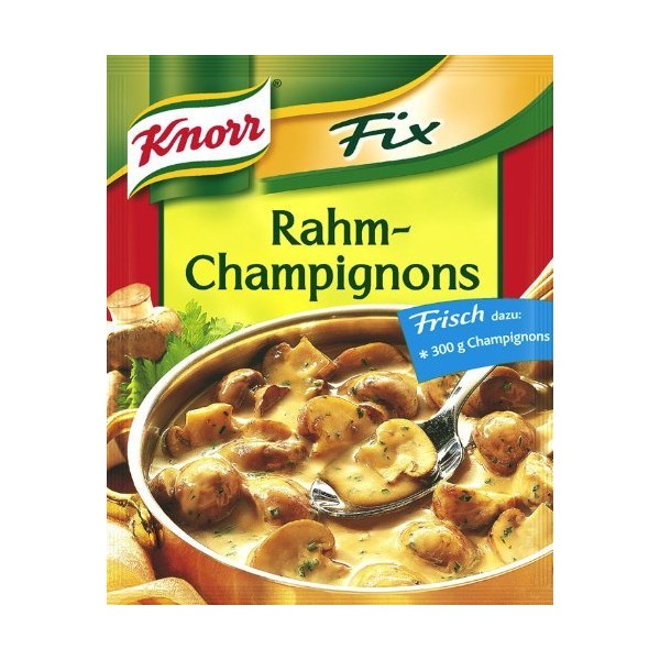 Knorr Fix creamy mushrooms (Rahm-Champignons) (Pack of 4)