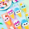 Gemscream 24 Pcs Plush Ice Cream Cones Toys, 4 Styles,