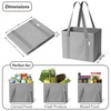 BagGroup Reusable Grocery Bags or Shopping Bags 4 pack -