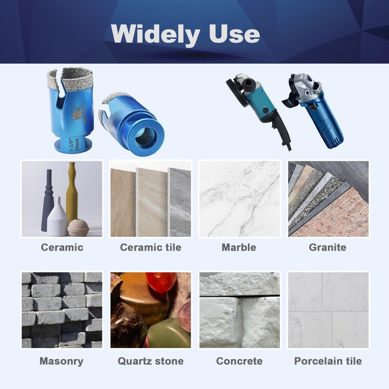 1 3/8 Inch Diamond Core Drill Bit for Porcelain Tile