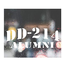 DD-214 Alumni Decal for Car, Truck, Funny, Tumbler, Window, Motorcycle, Helmet, Bumper, Decal for Laptop, Phone, Home Decoration