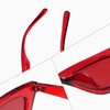 VANLINKER Polarized Small Trendy Skinny Cat Eye Sunglasses Women Retro