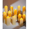 Fanzir 12 Pack Outdoor Waterproof Battery Operated Fake flameless LED