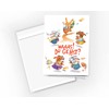 Leaving Card for Colleagues with Envelope in XXL Format A4