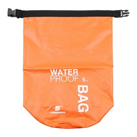 NUZAMAS 5L Orange Waterproof Pack Sack River Rafting Waterproof Bag Lightweight Swimming Bag Waterproof Bag for Camping Boating Kayaking Sports, orange
