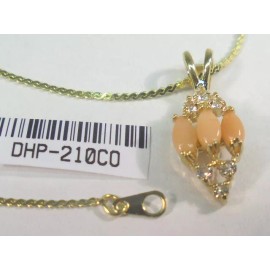 DOLHPIN ORE #**  5  PENDANTS CORAL *No Chain* GEMSTONE SEMI-PRECIOUS WHOLESALE  LOT 210CO