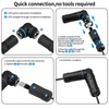Lonlonty 90 Degree RJ45 Cat6 Coupler IP68 Female 10Gbps Waterproof