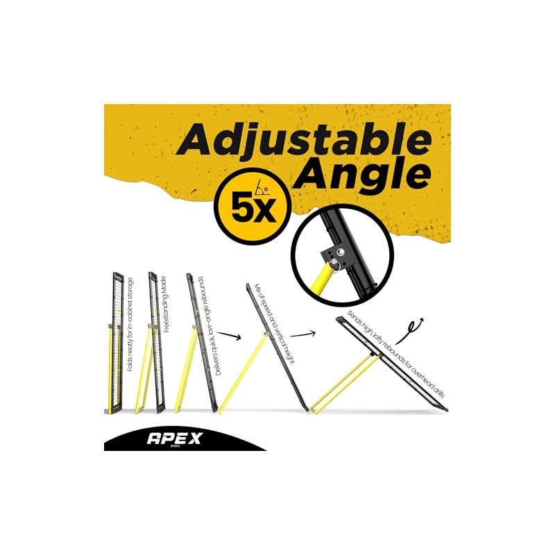 Apex Sports - Adjustable Volleyball Rebounder Net 7x4 ft –