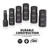 NEIKO 02287B 1/2 Inch-Drive Impact Socket Set, 6 Pc Impact