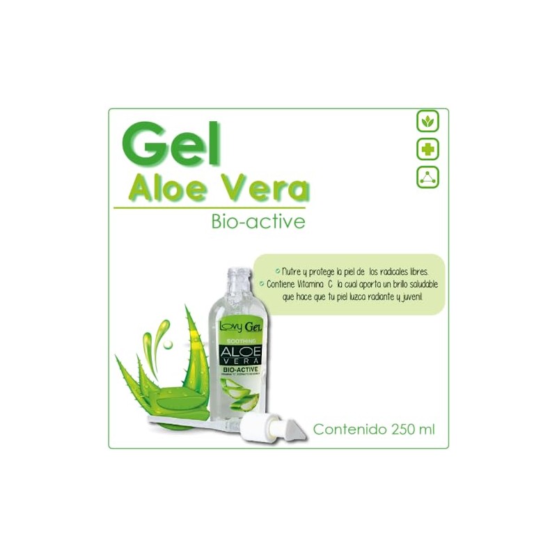 Lovy Care Gel Aloe Vera BIOACTIVE + Vitamina C Paquete