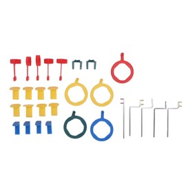 Sistema de Posicionador de Rayos X Dental Completo, Película de Rayos X Intraorales Dentales, Soportes de Posicionador del Sistema de Posicionamiento Kit de Ayuda Fotográfica Dental Visible Ergonómico