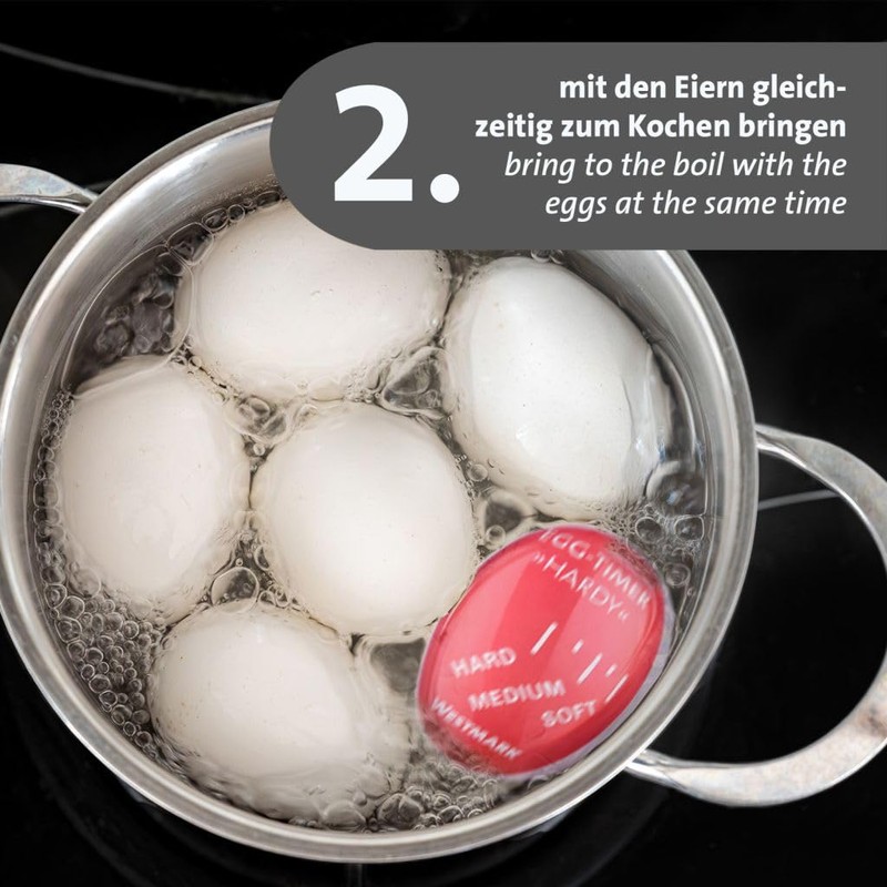 Westmark Egg Timer Hardy - Practical Egg Timer for Cooking