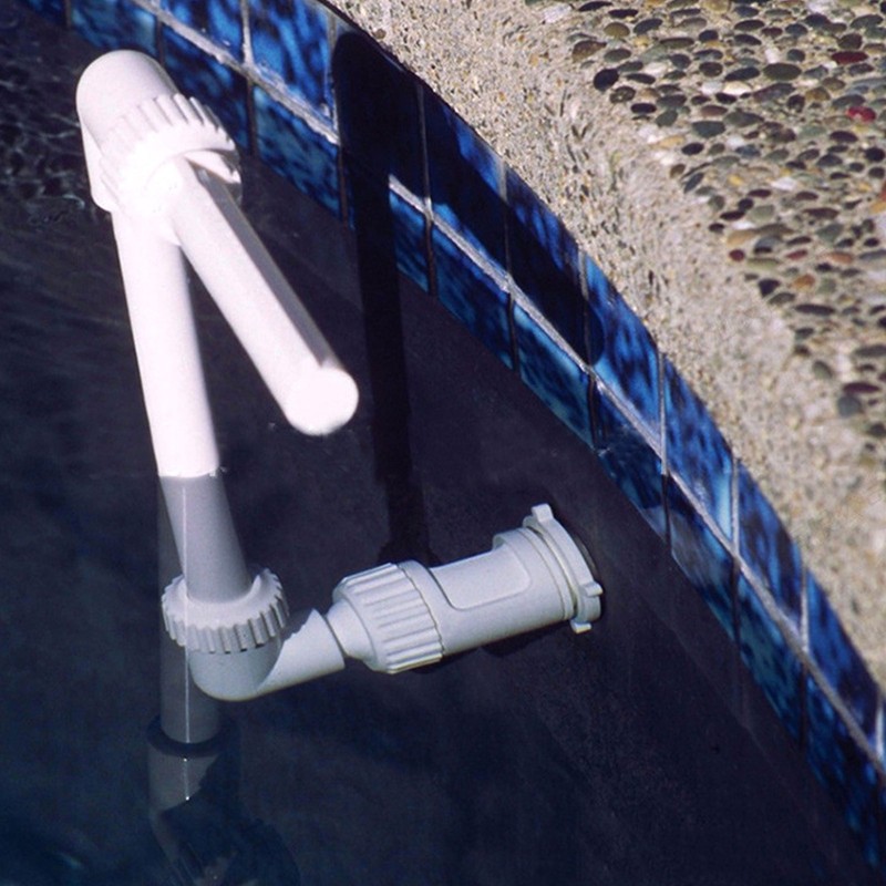 Swimming Pool Fountain Easy Assembly Adjustable Angle Strong PVC Swimming