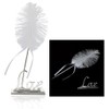 OFKPO Love Decoration Signature Pen with Feather Holder for Wedding