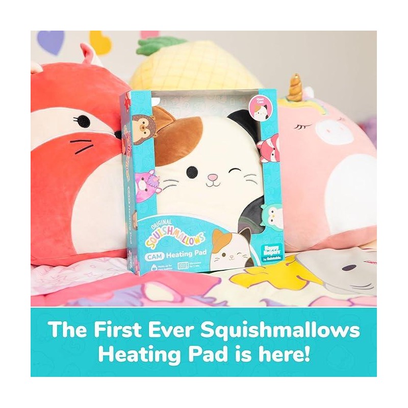 Squishmallows Cam Heating Pad - Heating Pad for Cramps -