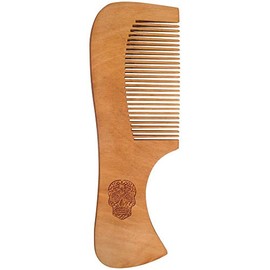 'Sugar Skull' Wooden Comb (HA00023661)