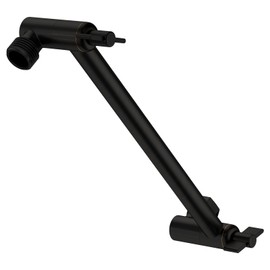 Lordear Shower Extension Arm 11 Inch Oil Rubbed Bronze Shower Head Extension Adjustable Height Angle,Solid Stainless Steel Shower Extender Arm for Rain Shower Head With Universal Connection