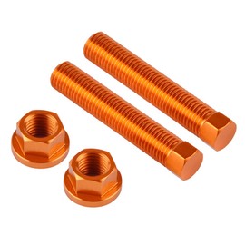 NICECNC Orange M10 Chain Adjustment Screws Compatible with 125-500 XC/XCF/XCW/SX/SXF/EXC/EXCF/TPi/6D 2007-2023,690/790/890/950/990/1090/1190/1290 Adventure Duke/Enduro/SMC/R R 2004 2023 See Fit