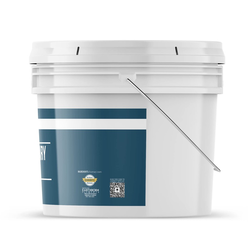 Earthborn Elements Rosemary Leaves 1 Gallon Bucket, Cut & Sifted,