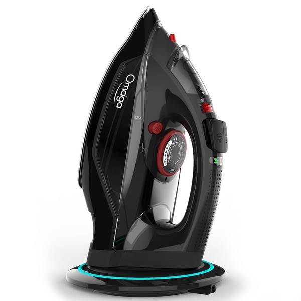 [2023 UPGRADE] OMAIGA Cordless Iron, 1500W Cordless Iron with Steam