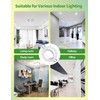 10x Modern Recessed Spotlight Frame, GU10 Recessed Lights, Includes GU10