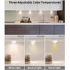 Zawaer Cabinet Lighting, 4 Pieces Under-Unit Light Kitchen LED, 3