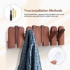 Cabilock Creative Wooden Wall Mounted Coat Rack - Piano Key
