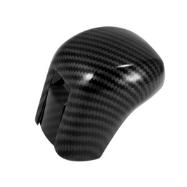 Motoforti Gear Shifting Knob Cover, Transmission Lever Trim, for Honda Civic 10th Gen 2016-2021, PU Leather, Black