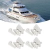 4 Set Pontoon Boat Gate Latch Kit ABS Square Frame