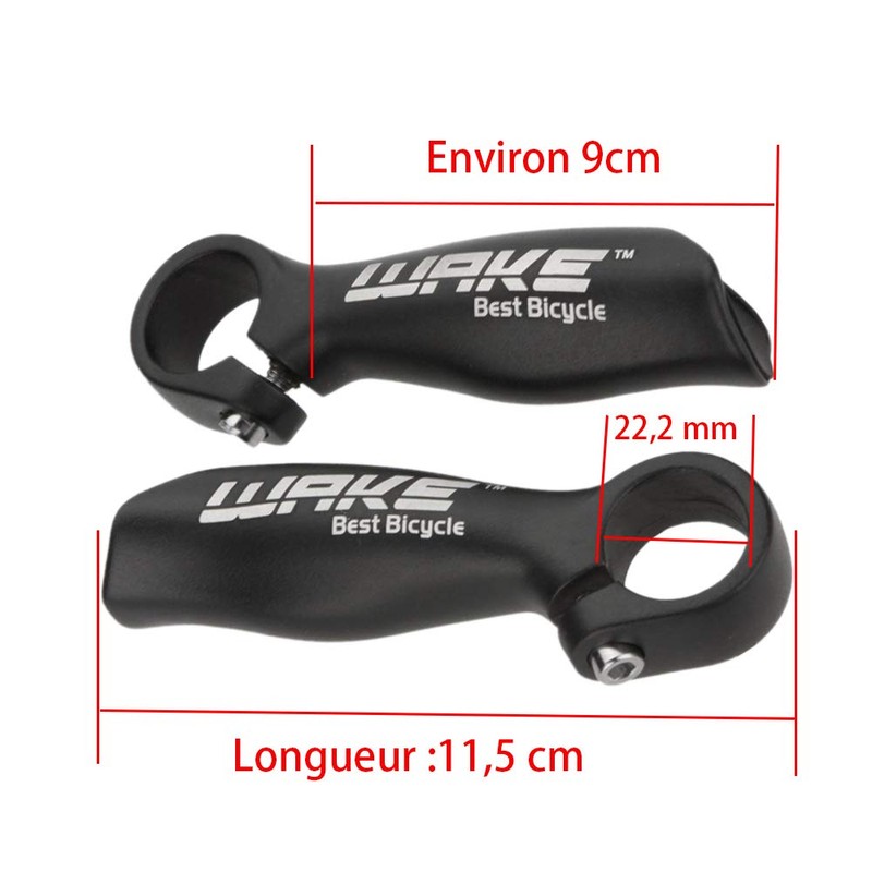 Docooler 2 pcs Bicycle Mountain Bike Bicycle MTB Handlebar End