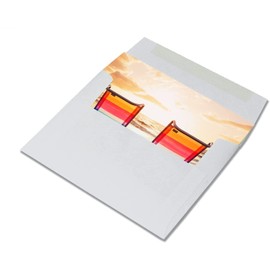 Small World Greetings Beach Note Cards 12 Count - Blank Inside with Envelopes - A2 Size (5.5" x 4.25") - Perfect All Occasion Beach Stationery for Thank You, Birthday, and More