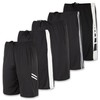 5 Pack Men’s Active Quick Dry Fit Short Pockets Athletic