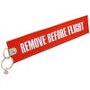 REMOVE BEFORE FLIGHT Jumbo Pendant, Pack of 1, red