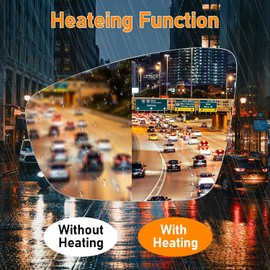 Side Mirror Lower Glass Replacement For 2011 2012 2013 2014 2015 2016 2017 2018 Volkswagen VW Passat Jetta Beetle - Side Mirror Glass With Rear Holder For Volkswagen VW Passat Jetta (Right)