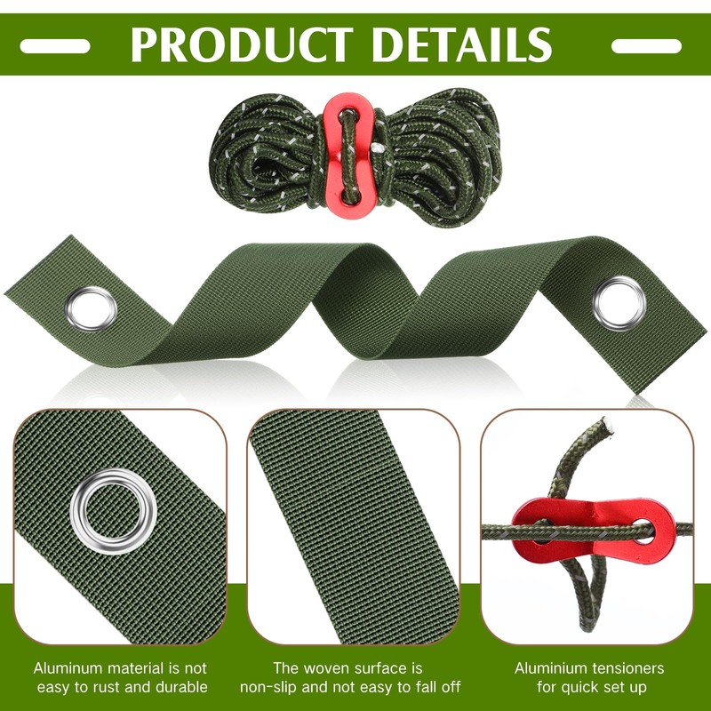 Sintuff 9 Set Heavy Duty Tree Stake Kit 15.75 Inches/