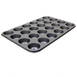TrueCraftware- 3-1/2 oz Non-Stick Muffin Baking Pan 24 Cavities -Bakeware Muffin Pan Cupcake Pan Non-Stick Bakeware Great for Making Muffin Cakes Tart Bread