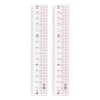 sourcing map 2pcs Straight Ruler 15cm Metric Clear Measuring Tool