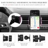 Wevdn Phone Holder for Car, 360° Rotatable Sparkling Diamond Phone