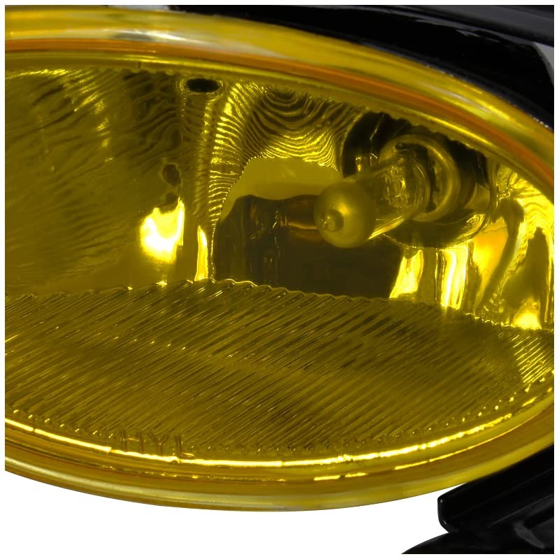 Spec-D Tuning Yellow Lens Fog Lights + H11 Bulbs +