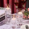 15 Pcs Glass Cylinder Vase Clear Multiple Size 3 Set