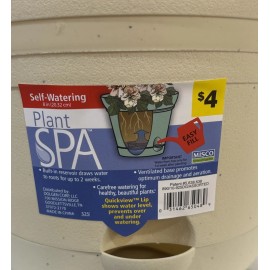 Misco Home And Garden Plant Spa Self-Watering Pots 10 Pack In The Color Light Tan & Black