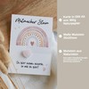 Geschenk Glücksbringer zur Einschulung | Regenbogen in Rosa | Mutmacher