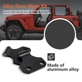 8 PCS Door Hinge Replacement Set for Jeep Wrangler JL 4-Doors, Gladiator JT 2018-2025