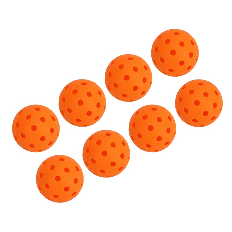 12PCS 74mm 40 Holes Pickleballs PE Plastic High Elasticity Pickleball