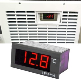 Digital Temperature Controller TPM-900 220V LED Panel Meter with Wide Measurement Range with Sensor Thermostat Controller