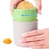 1 Piece Gray-Green Fruit Grater, Manual Shredder, Rotary Shredder, Kitchen