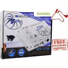 SoundStream BX-10W BX-10 Digital Bass Processor with Remote + 1.5 FEET RCA CABLE